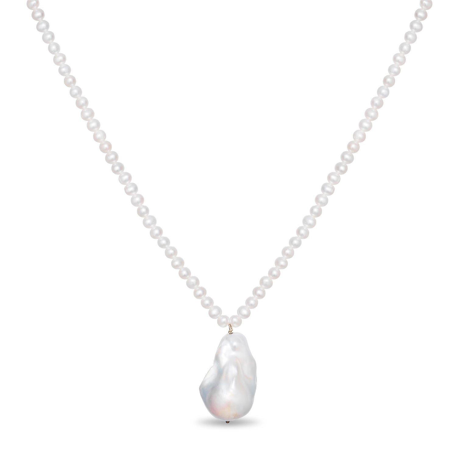 Baroque Pearl Drop Necklace