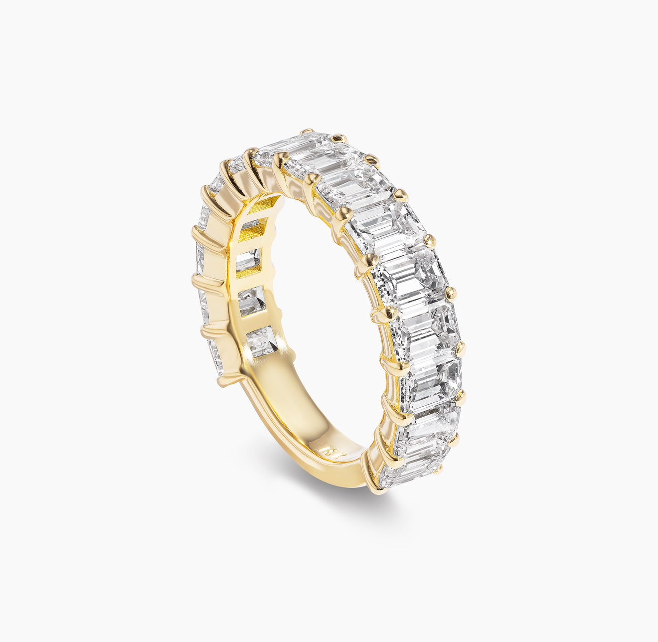 Emerald Cut 3/4 Band