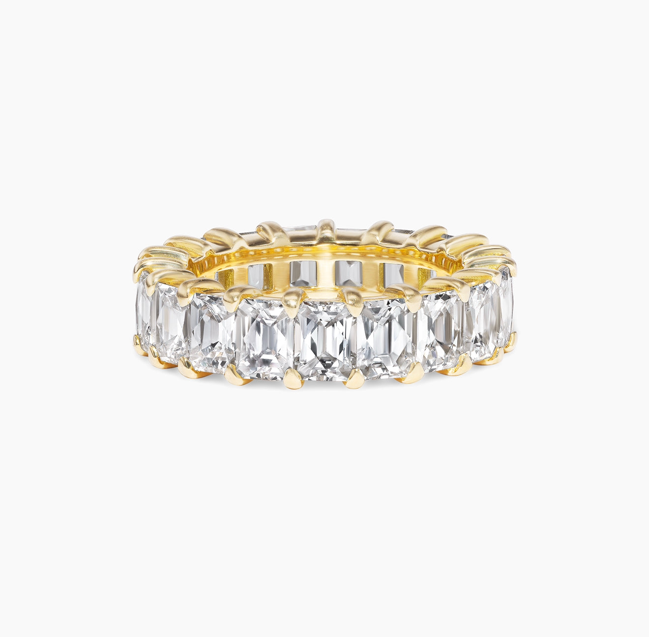 Emerald Cut Eternity Band