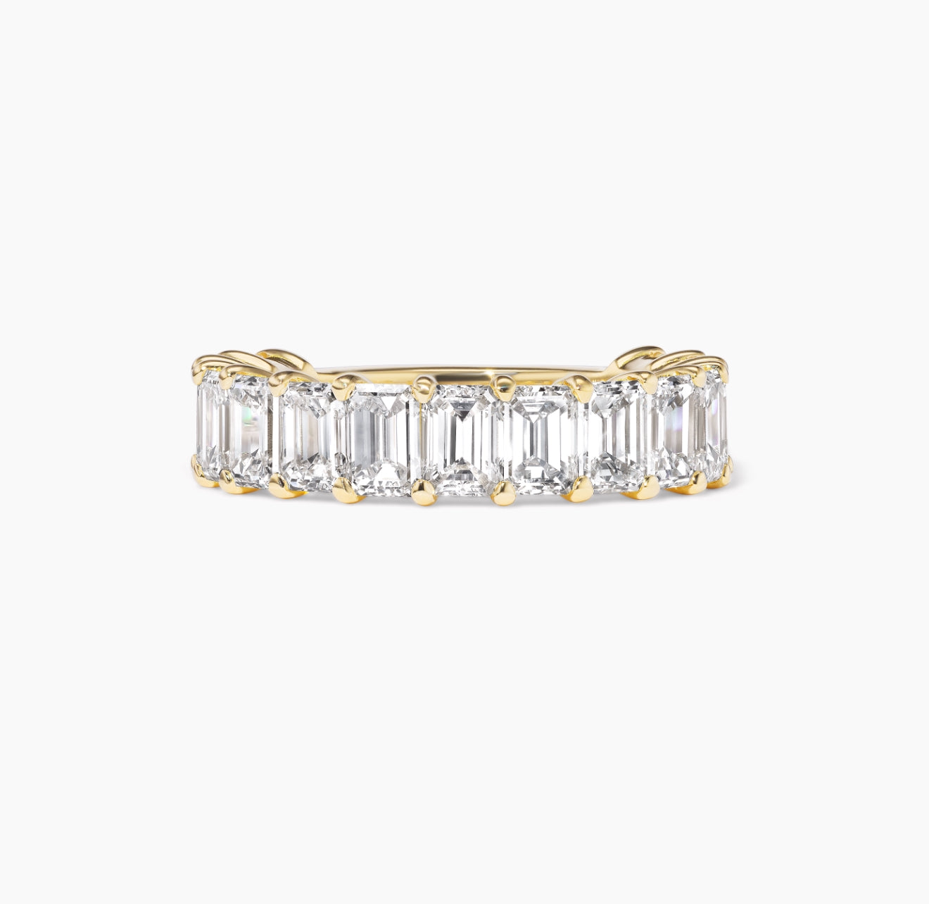 Emerald Cut 3/4 Band