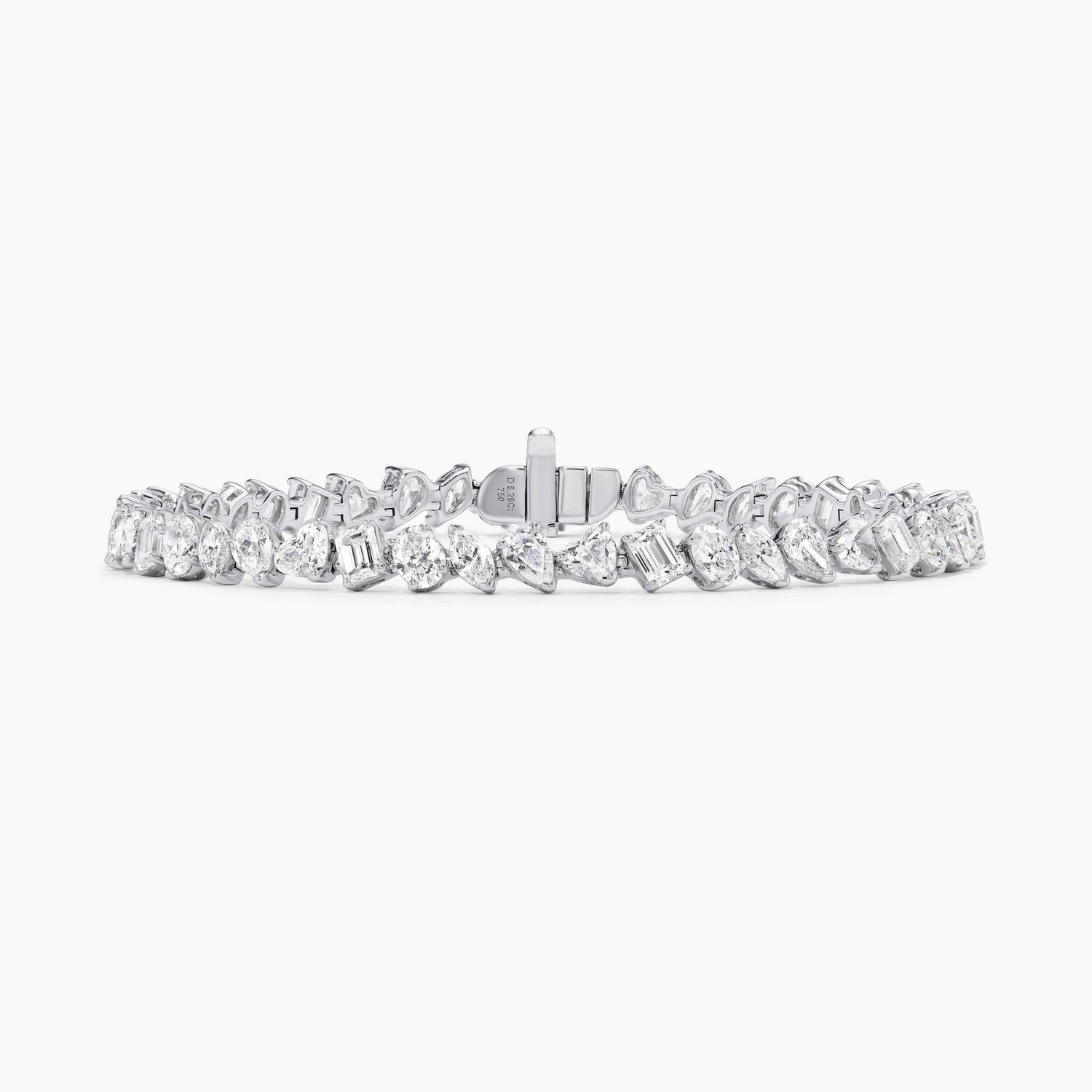 Multi-Shaped Diamond Tennis Bracelet