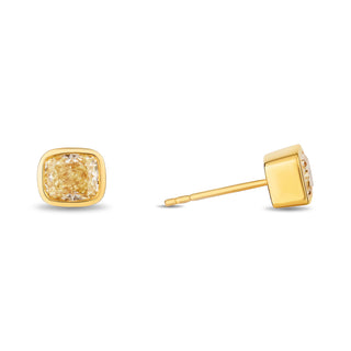 Bezel Diamond Earrings: Sleek Sparkle with Everyday Security