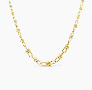 Ball and Chain Necklace: Minimal Texture with Everyday Edge