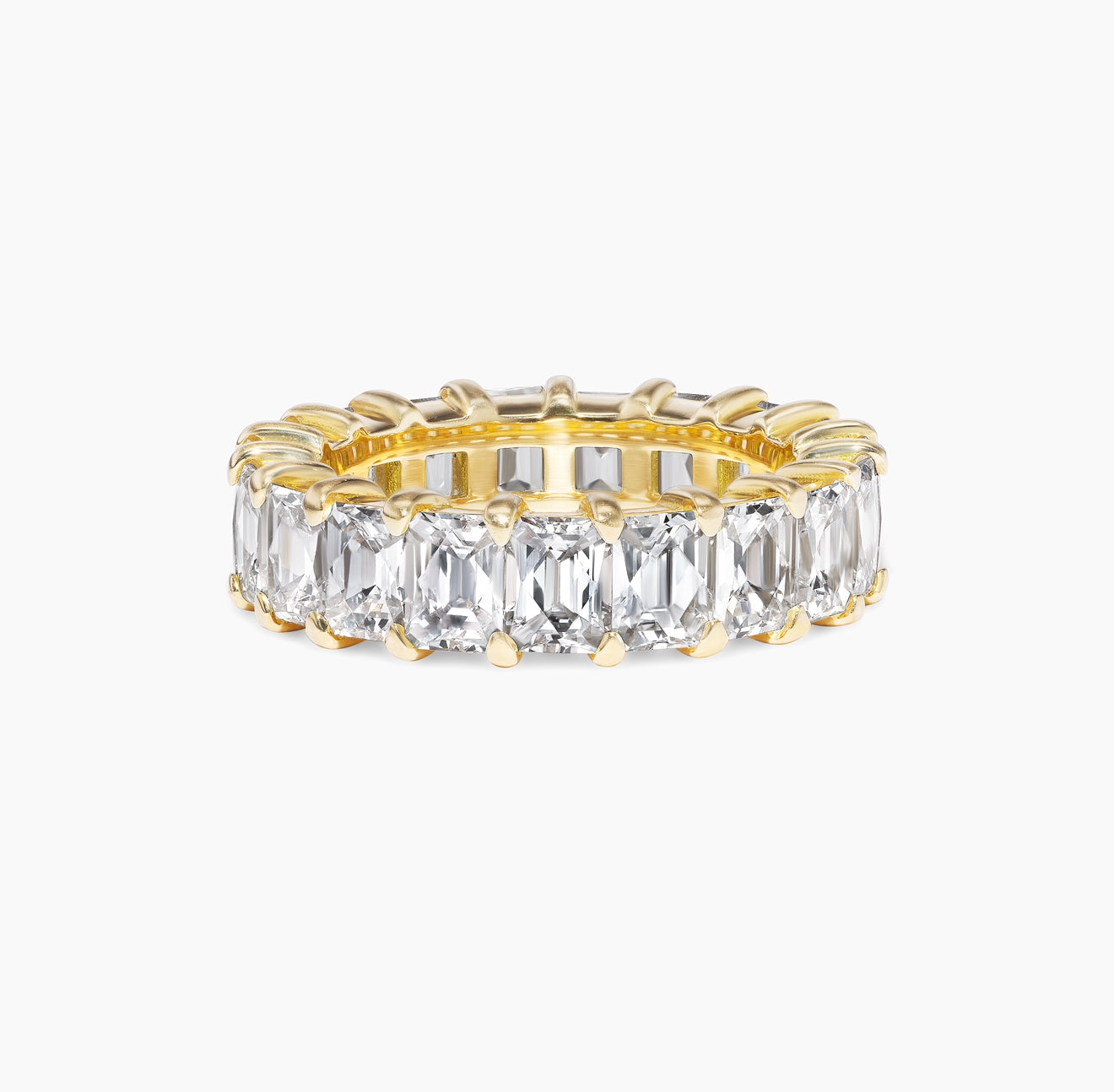 Emerald Eternity Band: Structured Sparkle with Lasting Meaning