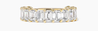 Emerald Cut Wedding Band: Understated Brilliance with Timeless Structure