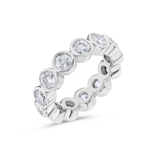 Bezel Old Euro Eternity Band