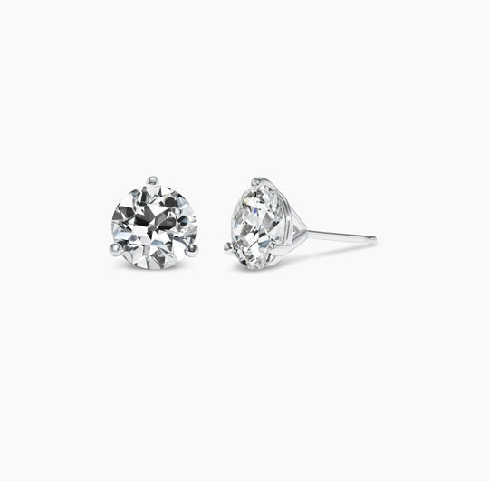 Old European Cut Diamond Studs