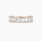 Emerald Cut 3/4 Band