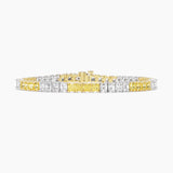 Multi-Color Diamond Tennis Bracelet