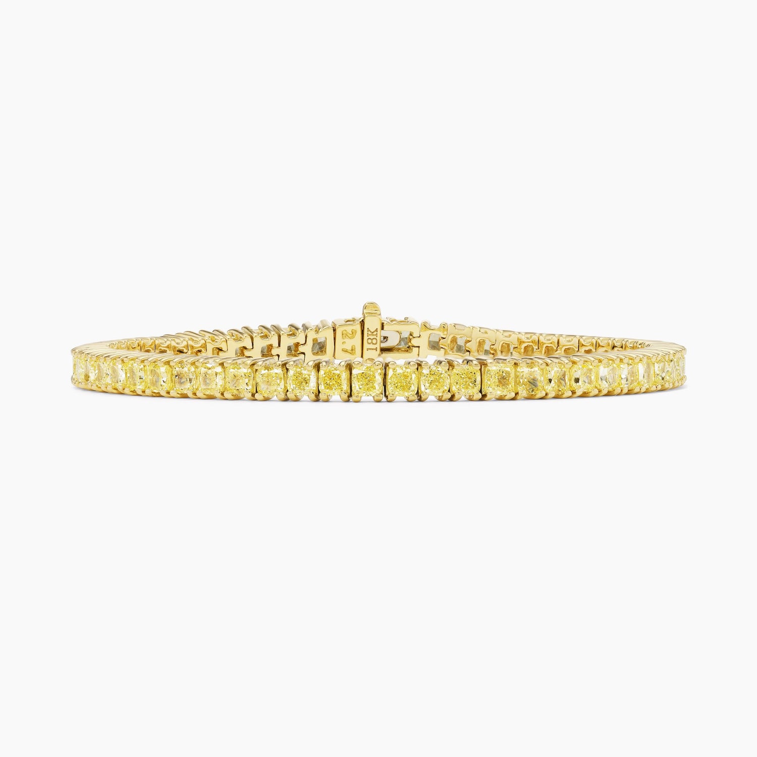 Yellow Diamond Tennis Bracelet