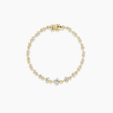 Yellow Gold Old European Cut Diamond Bracelet