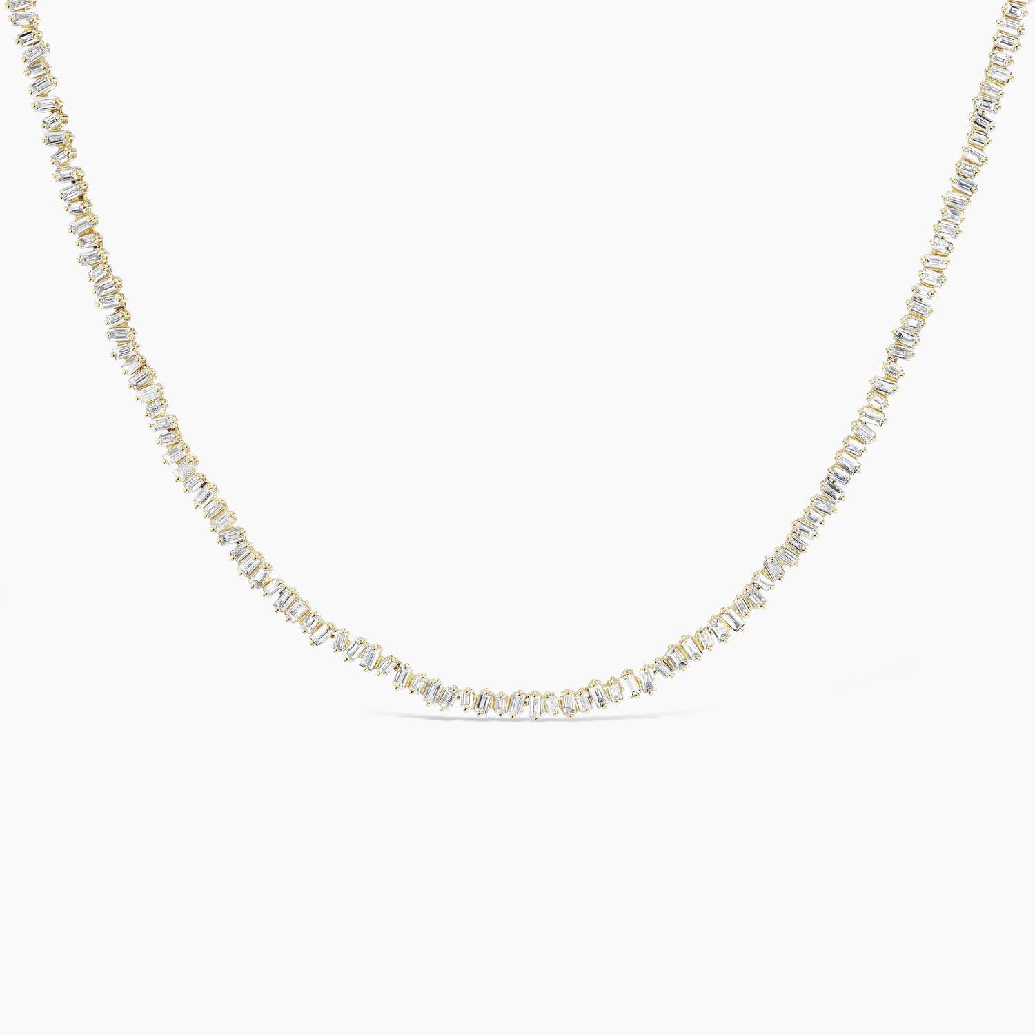 Baguette Tennis Necklace