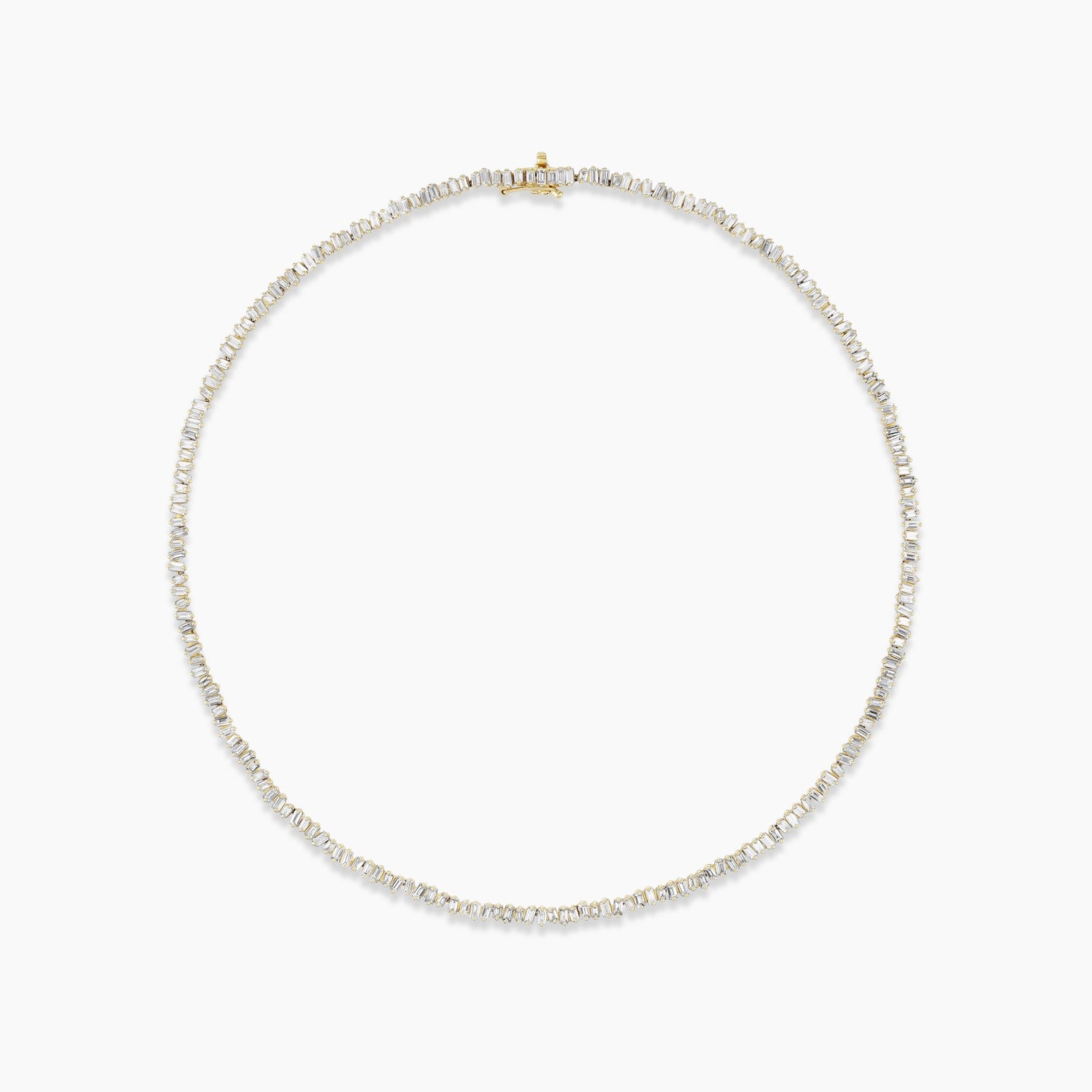 Baguette Tennis Necklace