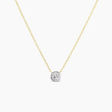 Bezel Diamond Necklace